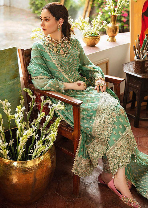 Embroidered chiffon suits luxury formals collection