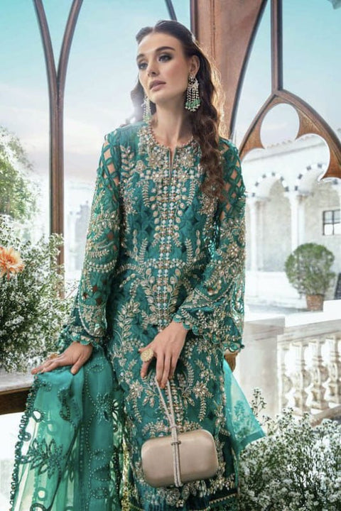 Unstitched Embroidered Suit