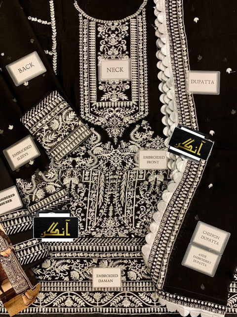Embroidered Chiffon