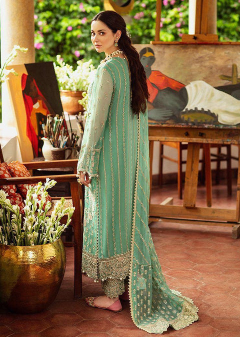 Embroidered chiffon suits luxury formals collection