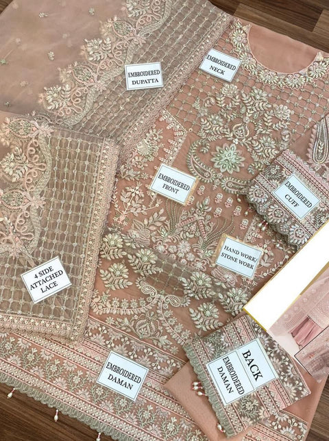 EMBROIDERED CHIFFON
