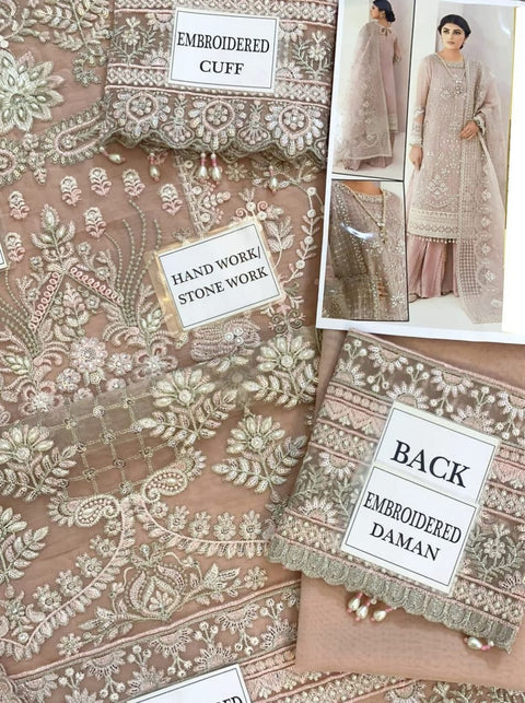 EMBROIDERED CHIFFON