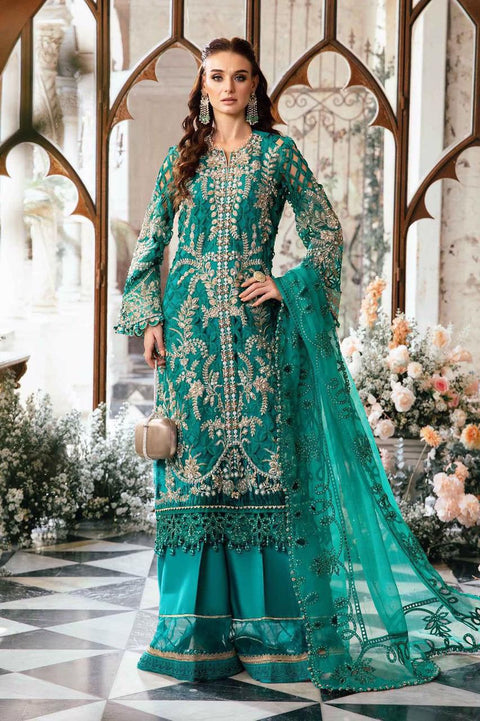 Unstitched Embroidered Suit