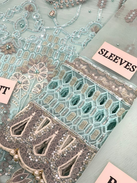 Ice Blue Chiffon Replica
